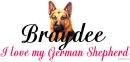 I love my German Shepherd
