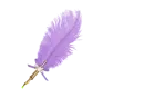 Feather Pen Light Purple - Tasha
