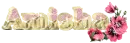 Glitter Gold Glass with Flowers - Amisha