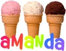 amanda ice cream cones