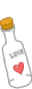 hearts bottle