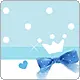 blue bow