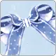 blue bow