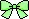 green bow
