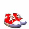 red shoes