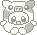 Black and white Pig