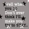 when you go