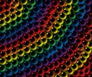 rainbow of bubbles