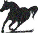 glitter horse