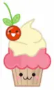 Kawaii cupcake
