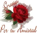 gracias por tu amistad