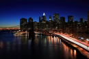 Manhattan Skyline at night