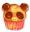 RAWR! kawaii panda muffin =3