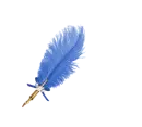 Feather Pen Blue - Perry