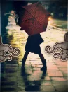 umbrella flourish