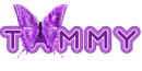 Tammy Purple Butterfly