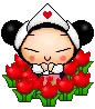 kawaii pucca flowers