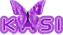 Kasi purple butterfly