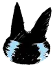 black bunny