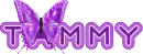 Tammy purple butterfly 