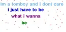 im a tomboy