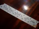 Kiss the stars with me
