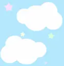 white clouds