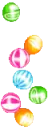 rainbow balls