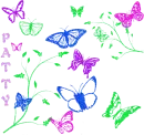 Patty with Butterflies
