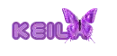 Keila purple butterfly