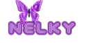 Nelky purple butterfly