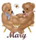 Bears on Bench with Name