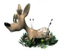 fawn lying