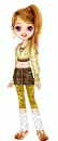 girl in gold