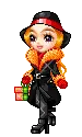 gurl with gift