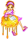 girl writing