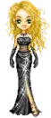 girl in gown