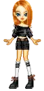 girl in black outfits