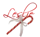leslie candy cane