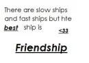 Friendship