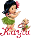 Kayla hula dancer