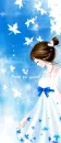 girl in blue