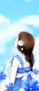 blue flowers