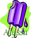 Alyssa with popsicle