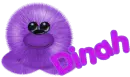 Purple Fuzzy Dinah