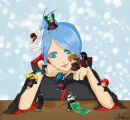Konan with akatsuki chibis