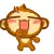 the monkey is dancing