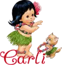 Carli hula dancer