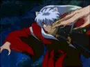 Inuyasha and Sesshomaru fighting
