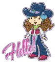 strawberry shortcake "hello"